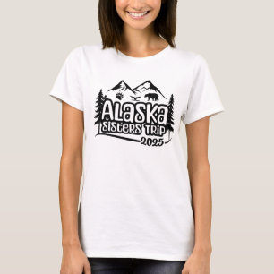 Camiseta Cruzeiro das Irmãs no Alasca, férias, 2025, Viagem