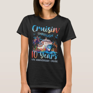 Camiseta Cruzeiro de 10 Anos 10º Aniversário Cruzeiro T