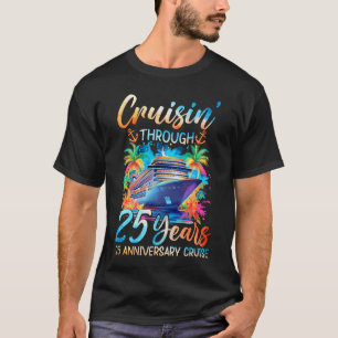 Camiseta Cruzeiro de 25 Anos de Aniversário de 25 Anos T