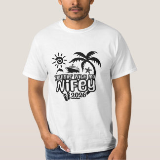 Camiseta Cruzeiro de Aniversário com a Esposa para Marido