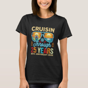 Camiseta Cruzeiro de Aniversário de 25 Anos de Casamento Cr