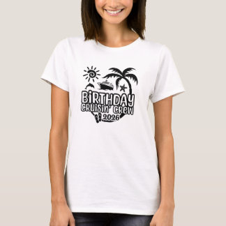 Camiseta Cruzeiro de Aniversário, Tripulação de Cruzeiro, 2