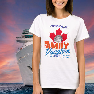 Camiseta Cruzeiro de Família Canadense Personalize