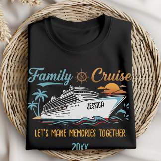 Camiseta Cruzeiro de Família Personalizado Fazendo Memórias