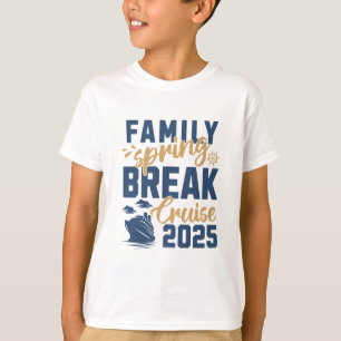 Camiseta Cruzeiro de Férias de Primavera em Família 2025 Fé