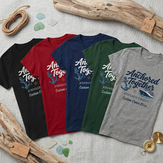 Camiseta Cruzeiro de Férias Personalizado em Família Unidos