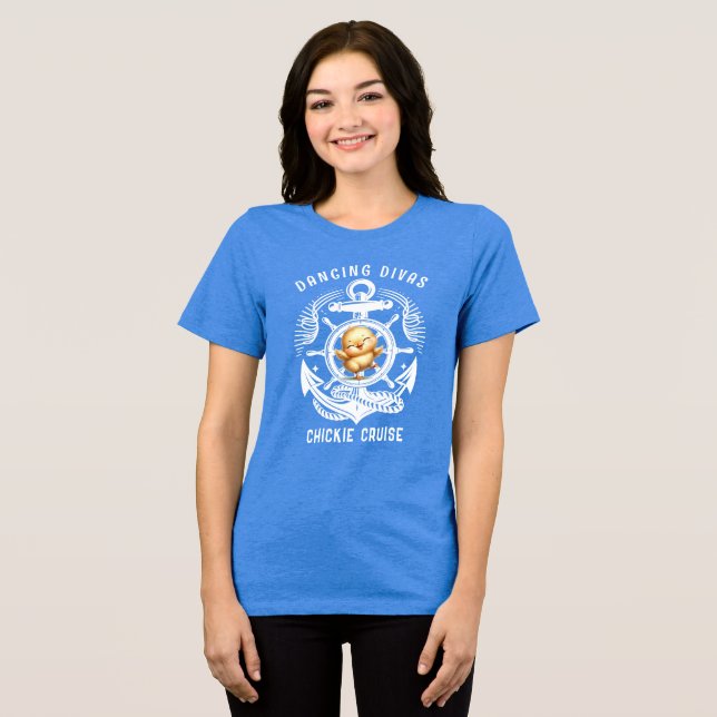 Camiseta Cruzeiro de galinha de dança (Frente Completa)