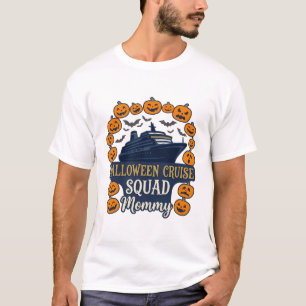 Camiseta Cruzeiro de Halloween Equipe Mamãe Navio Abóboras