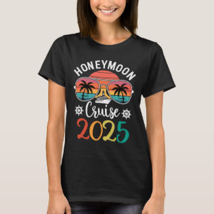Camiseta Cruzeiro de Lua de Mel 2025 Casal Recém-Casado Com