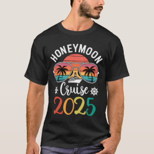 Camiseta Cruzeiro de Lua de Mel 2025 Casal Recém-Casado Com