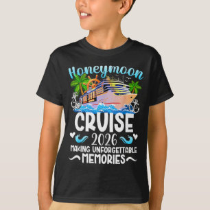Camiseta Cruzeiro de Lua de Mel Fazendo Memórias Arte do Ma