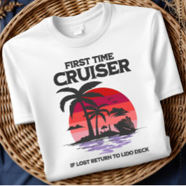 Camiseta Cruzeiro de Primeira Viagem Se Estiver Perdido Vol