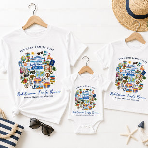Camiseta Cruzeiro de Reunião de Família Ilustrado
