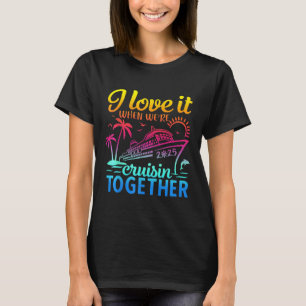 Camiseta Cruzeiro em Família 2025 Eu Adoro Quando Estamos C