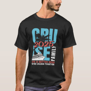 Camiseta Cruzeiro em Família 2025 Roupas Combinando Viagem