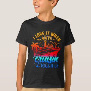 Camiseta Cruzeiro em Família 2026 Eu Adoro Quando Estamos C