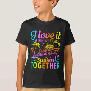 Camiseta Cruzeiro em Família 2026 Eu Adoro Quando Estamos C