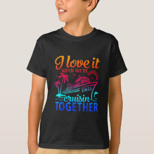 Camiseta Cruzeiro em Família 2026 Eu Adoro Quando Estamos C