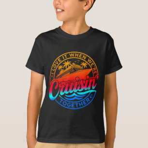 Camiseta Cruzeiro em Família 2026 Eu Adoro Quando Estamos N