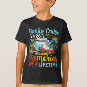 Camiseta Cruzeiro em Família 2026 Férias de Cruzeiro em Fam