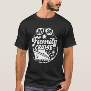 Camiseta Cruzeiro em Família 2026 Viagem de Cruzeiro Corres