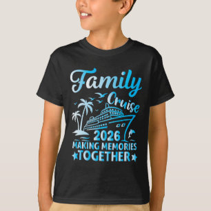 Camiseta Cruzeiro em Família 2026 Viagem de Férias Correspo