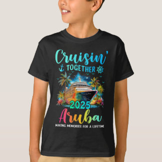 Camiseta Cruzeiro em Família Aru 2025 Férias de Cruzeiro 