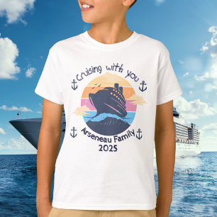 Camiseta Cruzeiro em Família Blues KIDS Personalize