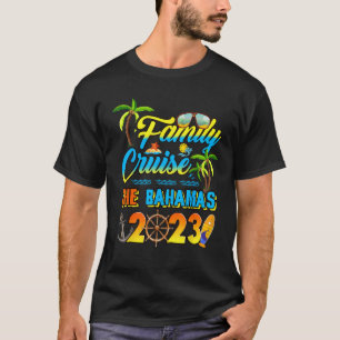 Camiseta Cruzeiro Familiar nas Bahamas 2023 Trip Viagem de