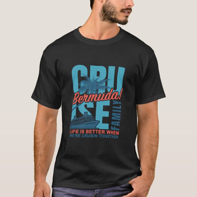 Camiseta Cruzeiro Familiar nas Bermudas Roupas Combinando V (Frente)