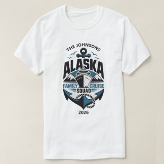Camiseta Cruzeiro Familiar no Alasca com Nome e Ano Persona