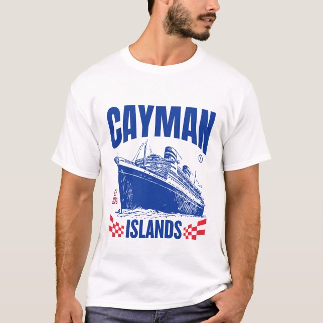 Camiseta Cruzeiro nas Ilhas Cayman (Frente)