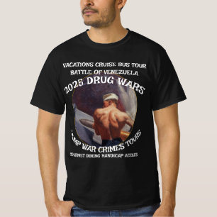 CAMISETA CRUZEIRO NAVAL TRUMP GUERRA ÀS DROGAS CARIBE 2025
