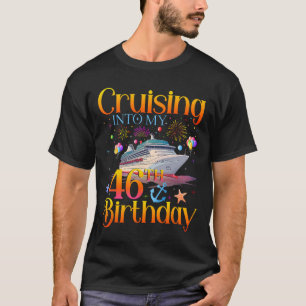 Camiseta Cruzeiro no Meu 46º Aniversário Cruzeiro 46 Anos d