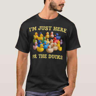 Camiseta Cruzeiro Pato Estou Aqui Apenas Para Os Patos Expl