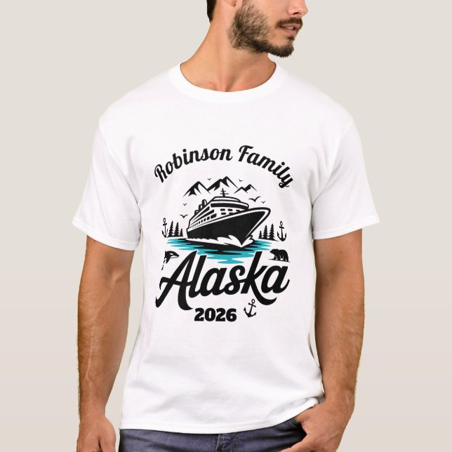 Camiseta Cruzeiro Personalizado no Alasca (Frente)