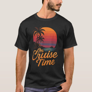 Camiseta Cruzeiro Tropical Em Tempo De Férias Com Palmeira