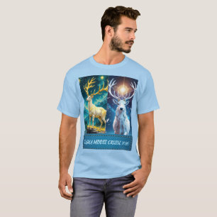 Camiseta Cruzeiros de Alasca com Alce e Vida Selvagem 2026