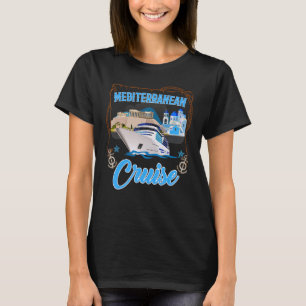 Camiseta Cruzeiros Mediterrânicos Para Mulheres