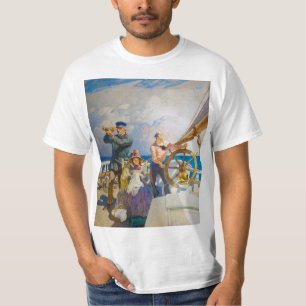 Camiseta Cruzeiros por Newell Convers Wyeth