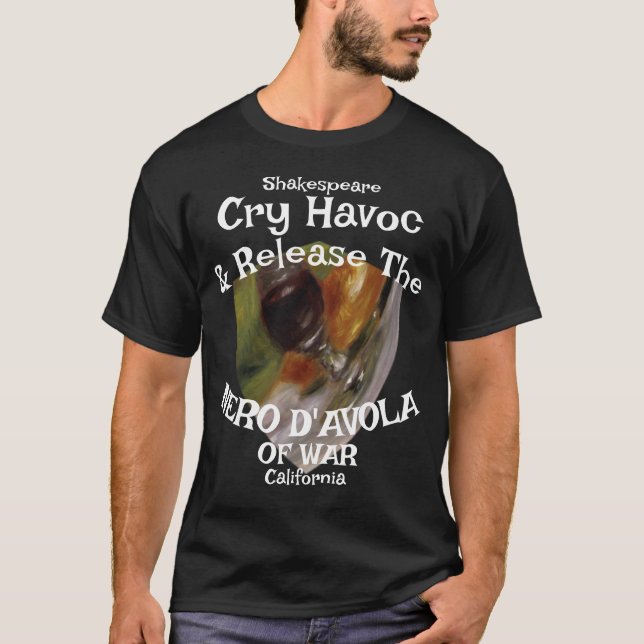 Camiseta Cry Havoc Release Amador Zin War California (Frente)
