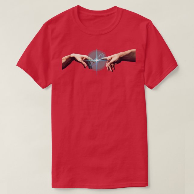 Camiseta cryptic creation of Adam (Frente do Design)