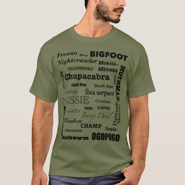 Camiseta Cryptid Tシャツ (Frente)