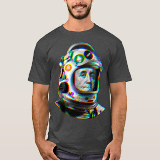 Camiseta Crypto Benjamin Cyber Space Astronaut Miner Glitt