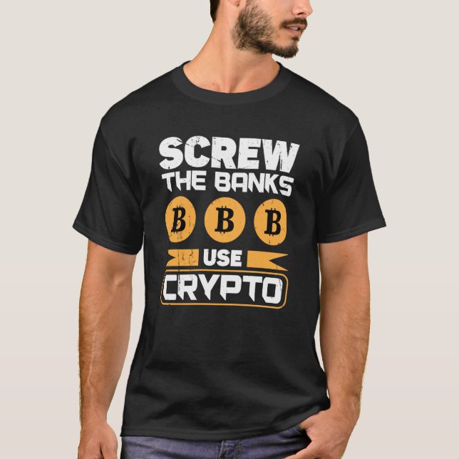 Camiseta Crypto Cryptocurrency Blockchain Finanças 4 (Frente)