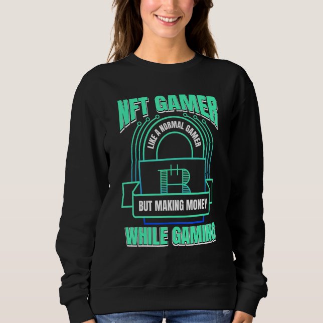 Camiseta Crypto Gamer Como Um Jogador Normal Com Dinheiro N (Frente)