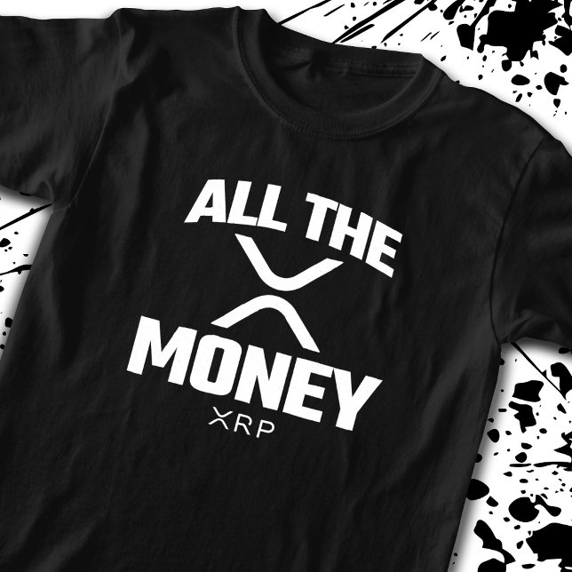 Camiseta Crypto Meme XRP Cryptocurrency Todas As Cotas De M (Criador carregado)