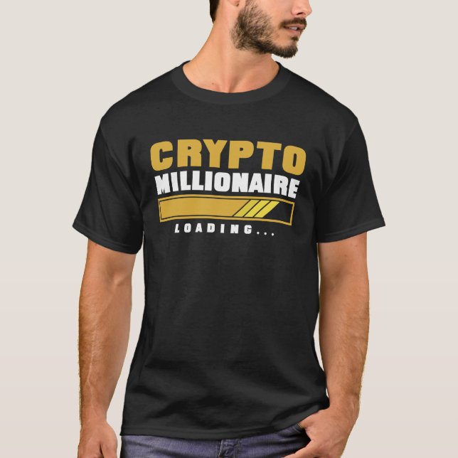 Camiseta Crypto Millionaire Loading (Frente)