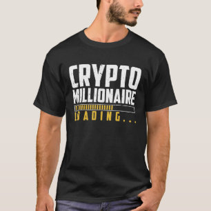 Camiseta Crypto Millionaire Retro Moeda BTC Hodl Gra
