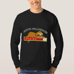 Camiseta Crypto Millionaire Sloth Bitmoney 31